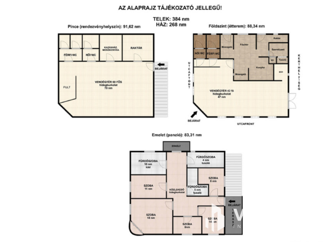 Bejáratott étterem, panzió és rendezvényhelyszín eladó!