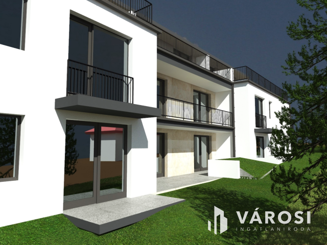 Prémium AA+ 163 m2-es hőszivattyús lakás saját kerttel eladó