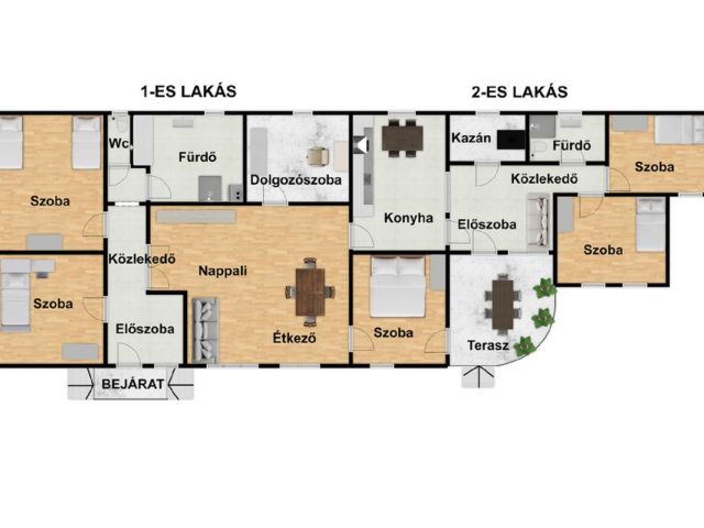 Vecsés központi részén 2 lakásos családi ház!