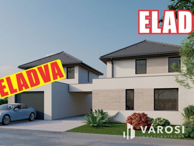 Újépítésű ikerház remek elosztással, kulcsrakészen!!!