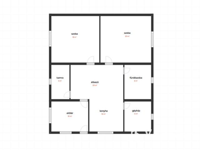 Debrecen mellett jó helyen, családi ház eladó!