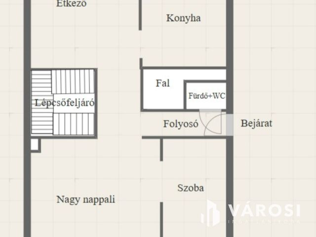 Nagyerdei tágas belső kétszintes lakás eladó