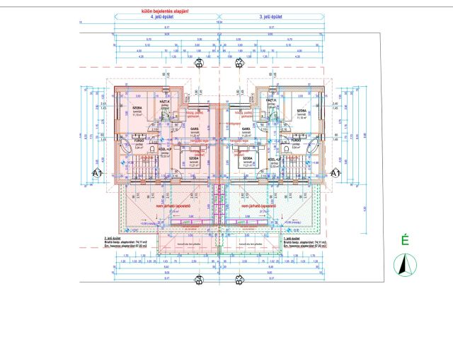 Debrecen kedvelt, csendes kertvárosi részén ELADÓ IKERHÁZAK