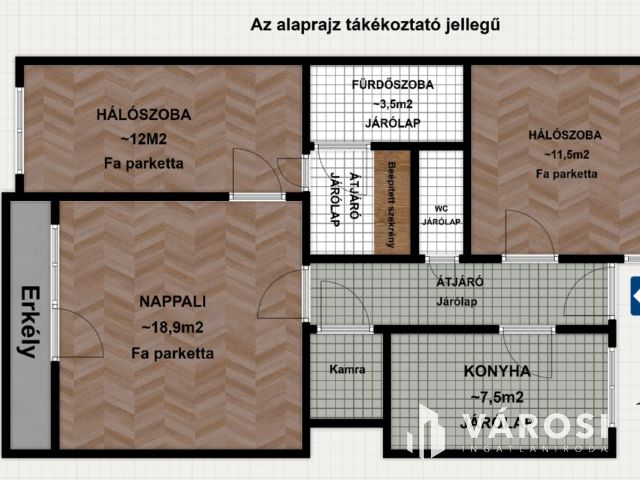 Felújítandó lakás a Stefánia mellett